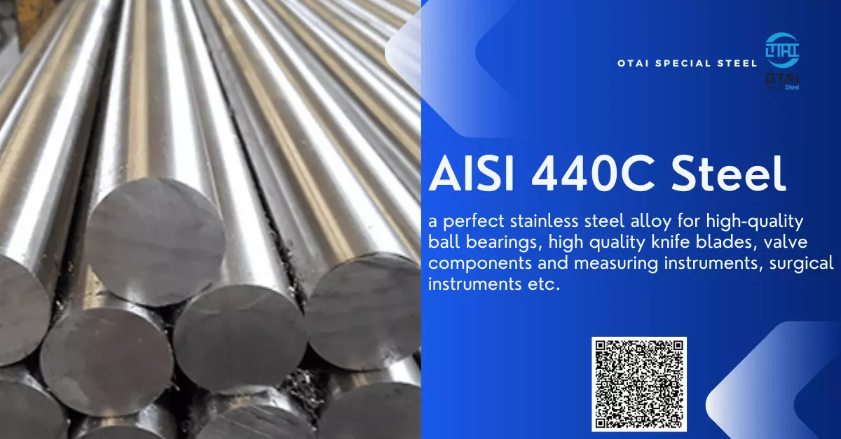 top quality AISI SAE 440C stainless Steel round bar and plate in stock for fast delivery - 