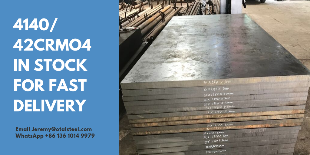 4140 plate supplier for Bohler / Uddeholm 4140 steel plate stock for sale