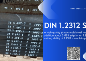 DIN 1.2312 STEEL mold steel supplier with best price from china