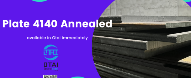 Plate 4140 Annealed in stock at Otai special steel company.