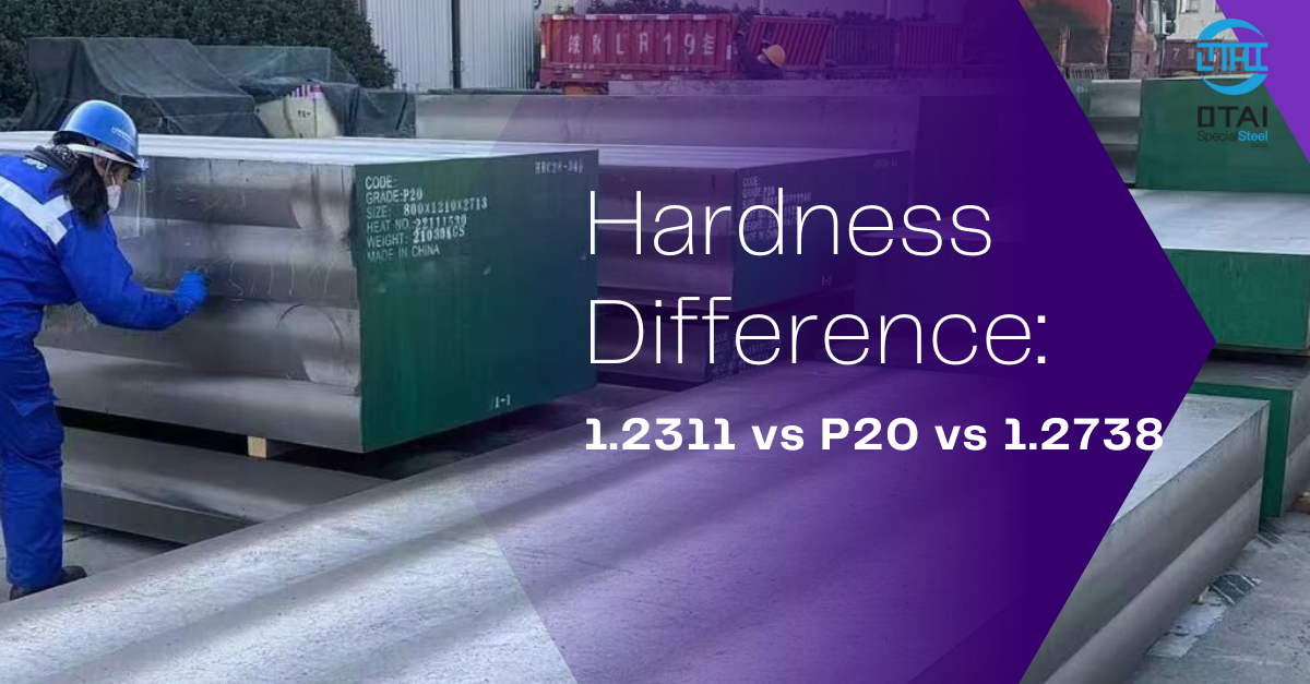 Hardness Difference 1.2311 vs P20 vs 1.2738