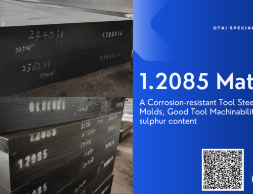 1.2085 Material: Corrosion-resistant Tool Steel For Plastic Molds