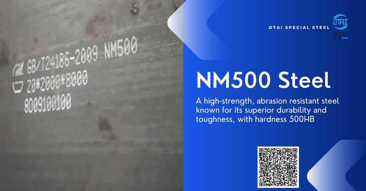 NM500 steel plate abrasion resistant steel