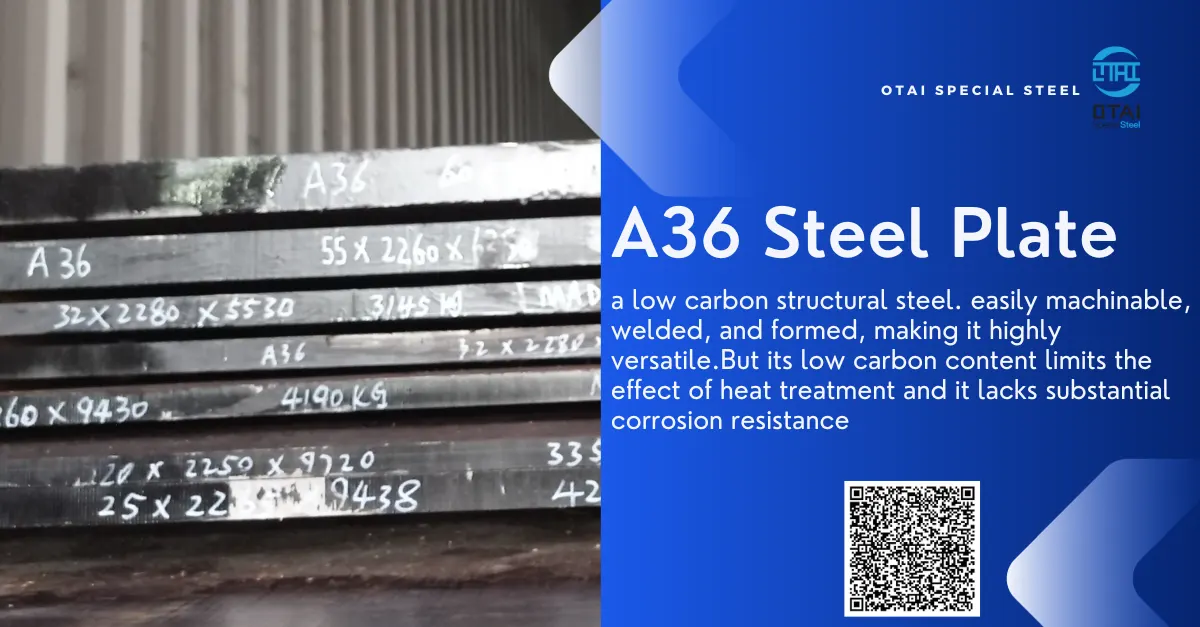 ASTM SAE AISI A36 STEEL plate and round , otai is the leading supplier of a36 steel plate and round bar