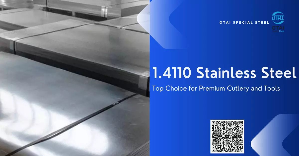 DIN Wr. 1.4110 steel stands out for its exceptional blend of durability and corrosion resistance. And we are a reliable supplier with extensive experience.